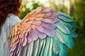 Vibrant Ethereal Angelic Wings That Appear Incredibly Lifelike And Dreamy