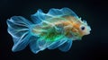 Vibrant and ethereal underwater fish Royalty Free Stock Photo