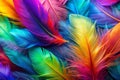 Vibrant Feather Texture Background Abstract Design for Graphic Design Posters and More Royalty Free Stock Photo