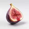 Vibrant Fig Still Life: Captivating Symbolism And Naturalistic Lighting Royalty Free Stock Photo