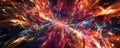 A vibrant fireworks display background with explosive colors, dynamic patterns, and textured spark