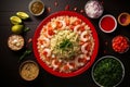 Scrumptious Peruvian Cuisine Flat Lay: Ceviche & Quinoa Showcase