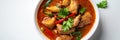 A vibrant and flavorful Thai curry featuring tender roast duck simmered in a rich aromatic coconut milk broth infused with chili