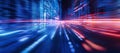A vibrant flow of encrypted data streams into a centralized cloud system, cloud computing, advanced encryption technology