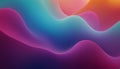 Vibrant flowing abstract waves of magenta teal blue and orange gradient light forms Keywords: abstract, background Royalty Free Stock Photo