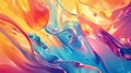 Vibrant Fluid Art