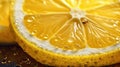 vibrant food lemon yellow