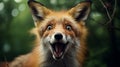 Vibrant Fox Headshot Photography With A Humorous Twist Royalty Free Stock Photo