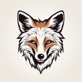 Vibrant Fox Tattoo Design With Bold Graphic Style Royalty Free Stock Photo