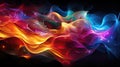 Vibrant Fractal Design - Abstract Background with a Multicolored and Complex Pattern