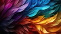 Vibrant Fractal Design - Abstract Background with a Multicolored and Complex Pattern