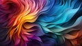 Vibrant Fractal Design - Abstract Background with a Multicolored and Complex Pattern