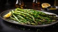 vibrant fresh asparagus green