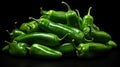 vibrant fresh pepper isolated