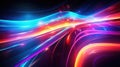 vibrant futuristic neon background