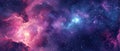 Vibrant galaxy with stars and colorful nebula clouds
