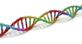 Vibrant genetic code representation of life Royalty Free Stock Photo