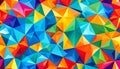 Vibrant Geometric Abstract Background Royalty Free Stock Photo