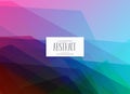 Vibrant geometric abstract colors background