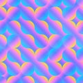Vibrant geometric circles seamless texture