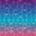 A vibrant geometric gradient pattern featuring interlocking triangular shapes in soothing pastel hues Royalty Free Stock Photo