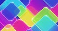 Vibrant Geometric Overlap Pattern Royalty Free Stock Photo