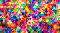 Vibrant geometric pattern abstract colorful background Royalty Free Stock Photo