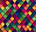 Vibrant Geometric Pattern Colorful Diamond Design for Backgrounds Royalty Free Stock Photo