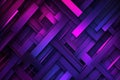 Vibrant geometric pattern featuring layered shapes in purple and pink tones Generative AI Royalty Free Stock Photo