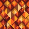 A vibrant geometric pattern featuring layered, Royalty Free Stock Photo