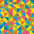 Geometric pattern featuring a series of interlocking triangles and Royalty Free Stock Photo