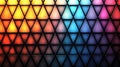 Vibrant Geometric Pattern with Triangles in Gradient Colors Creating a Modern Abstract Background Royalty Free Stock Photo