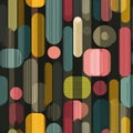 Vibrant Geometric Patterns with Colorful Shapes and Textures Royalty Free Stock Photo
