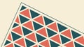 Vibrant Geometric Triangle Pattern Background, vector design Generative AI Royalty Free Stock Photo