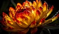 Vibrant gerbera daisy bouquet, a burst of autumn romance generated by AI