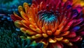 Vibrant gerbera daisy bouquet, a gift of nature beauty generated by AI