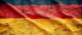 Vibrant German Flag Rippling with Pride and Freedom. Concept Patriotic Photography, Vibrant Flag,