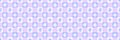 Vibrant gingham plaid seamless repeat pattern banner with daises, cute floral check vector background Royalty Free Stock Photo