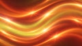 Vibrant Glowing Waves Background Dynamic Orange Yellow Light Trails Lens Flares Royalty Free Stock Photo