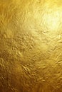 Vibrant Gold Foil Texture Wall Background with Gloss Light Reflection Royalty Free Stock Photo