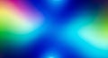 Vibrant Gradient Abstract: Soft Blurs of Rainbow Colors on Blue Backdrop Royalty Free Stock Photo