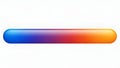 Vibrant Gradient Bar for Web and UI Design Royalty Free Stock Photo