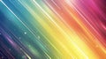 A vibrant gradient of colors with diagonal streaks of light, creating a dynamic and visually stimulating effect that can be Royalty Free Stock Photo