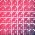 Vibrant Gradient Geometric Arch and Step Pattern Background Royalty Free Stock Photo