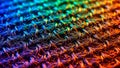Vibrant Gradient Woven Textile Texture Royalty Free Stock Photo