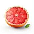 Vibrant Grapefruit Vector Illustration With Subtle Irony Royalty Free Stock Photo
