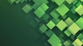 A vibrant green abstract background featuring squares, perfect for adding a fresh touch to any modern design project Royalty Free Stock Photo