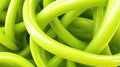 Vibrant Green Abstract Twisted Tubes Background Royalty Free Stock Photo