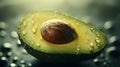 The vibrant green avocado, a key ingredient in many diets, Generative AI