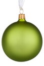 Vibrant green Christmas Bauble